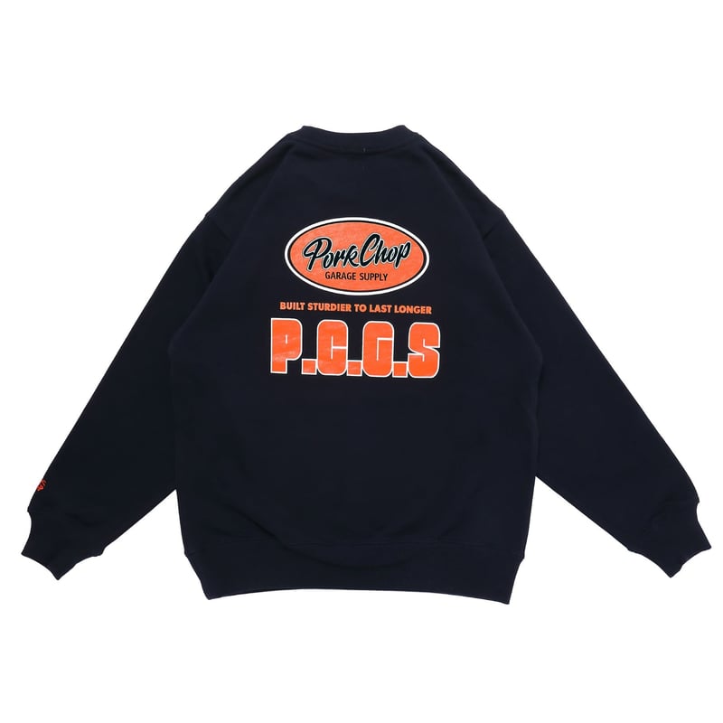 トップス PORKCHOP GARAGE SUPPLY PCGS BLOCK SWEAT PORK CHOP GARAGE SUPPLY - BLOCK STENCIL COACH J