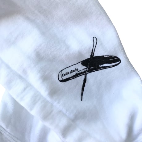 CAUDEX THE CAT × Willing plant × east village OTHER - HOODIE (WHITE)