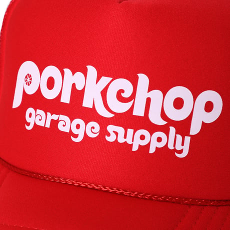 PORKCHOP GARAGE SUPLLY - WHEEL LOGO MESH CAP