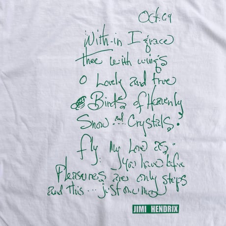 E.V.O - J.HENDRIX POEM POCKET TEE