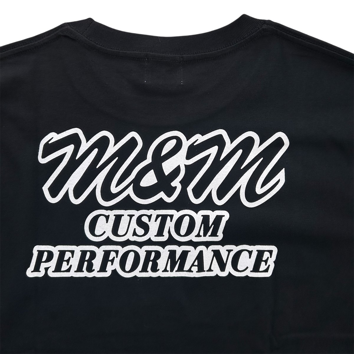 新品　m&m custom performance カレッジロゴ スウェット m&m custom performance カレッジロゴ スウェット