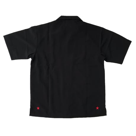 M&M - SILKY OPEN COLLAR SHIRT