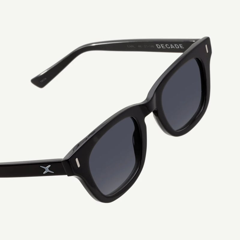 DECADE (EYEWEAR) - EARL (GROSS BLACK) | east vi