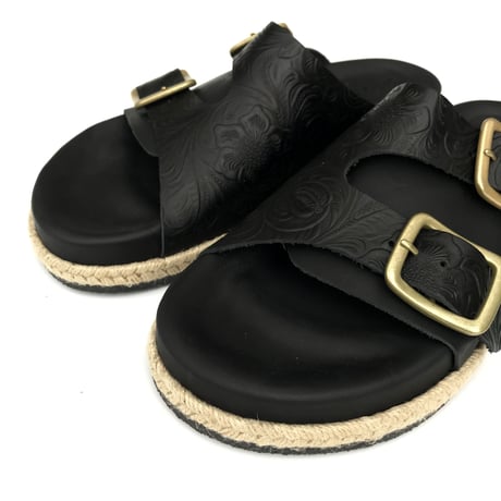 ChahChah - CC DOUBLE STRAP LEATHER SANDAL