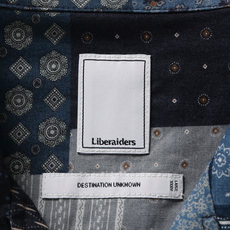 LIBERAIDERS - BANDANA PRINTED S/S SHIRT 70203