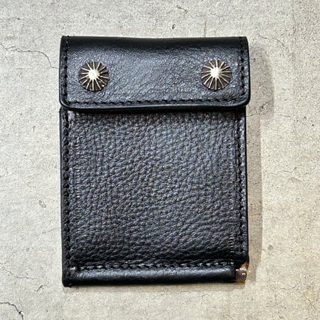 STAND REPAIR WORKS - MONEYCLIP WALLET "APOLLO" BLACK