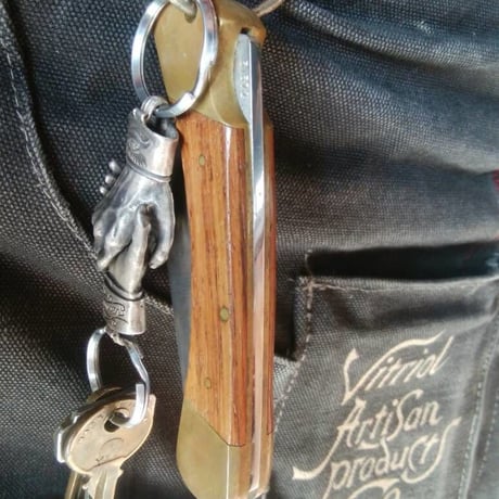 Shake Hands Keyring - Silver(シルバー製) (Made by vitriol)