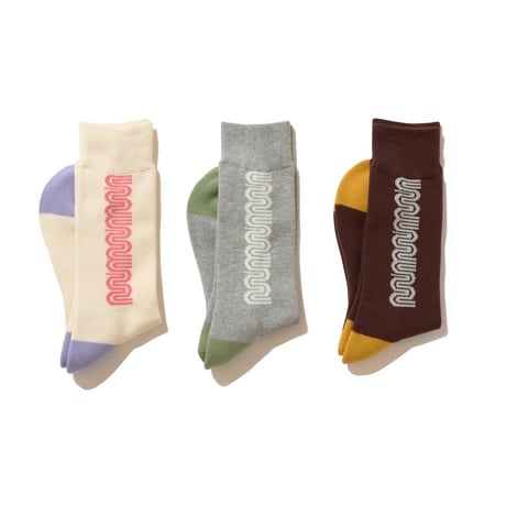 SSC (SURF SKATE CAMP) - WARM LOGO SOCKS