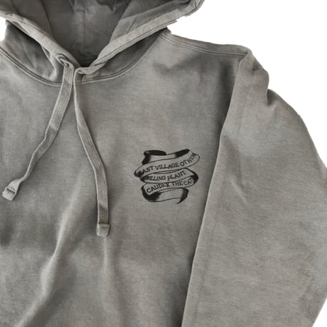 CAUDEX THE CAT × Willing plant × east village OTHER - HOODIE (GRAY)