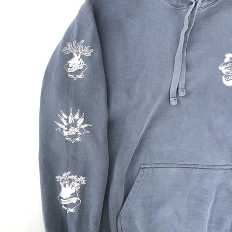 CAUDEX THE CAT × Willing plant × east village OTHER - HOODIE (BLUE)