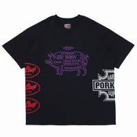 PORKCHOP GARAGE SUPPLY - MULTI  LOGOS TEE