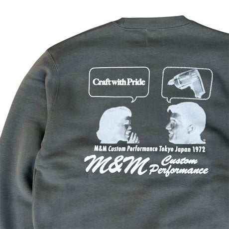 M&M CUSTOM PERFORMANCE - ADD CREWNECK SWEAT 25MMSW06
