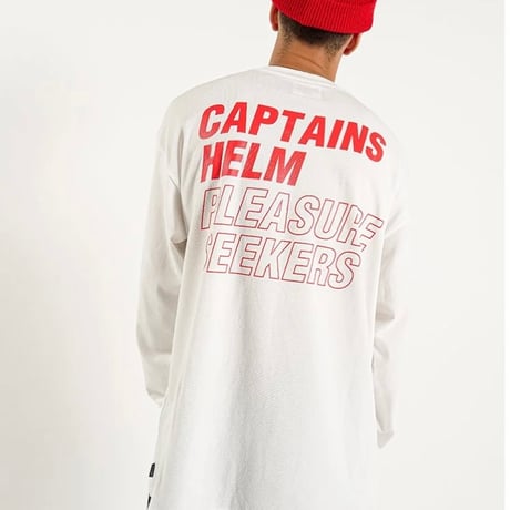 CAPTAINS HELM - #PLEASURE SEEKERS LS TEE