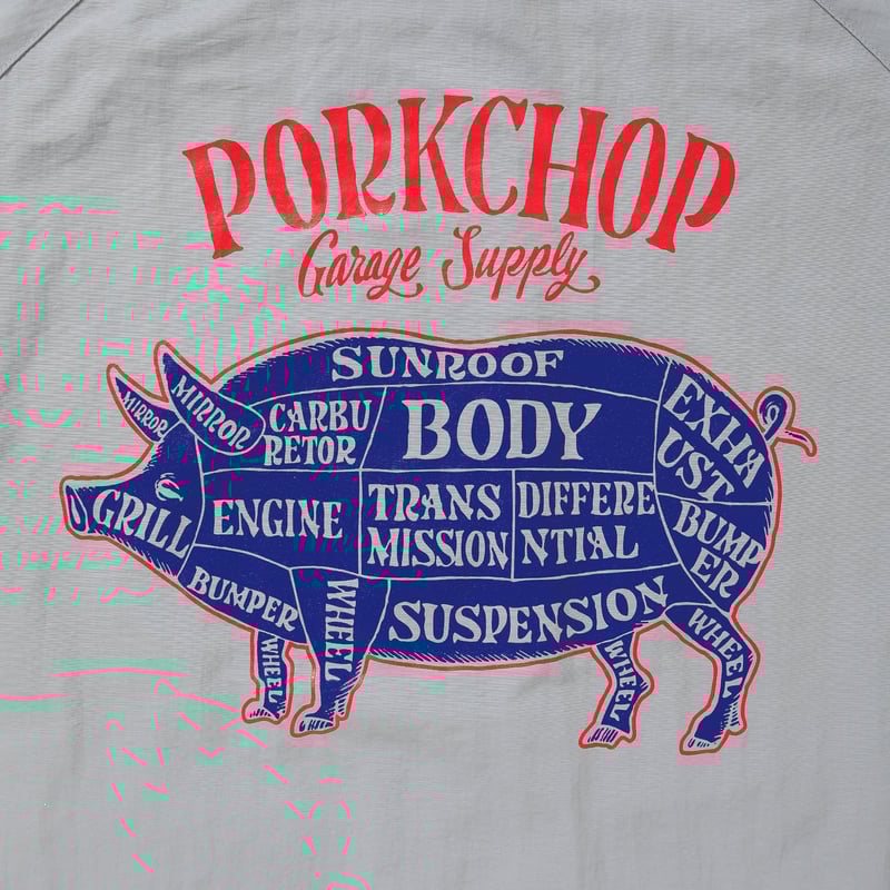 PORKCHOP GARAGE SUPLLY - PORK BACK NYLON JKT |
