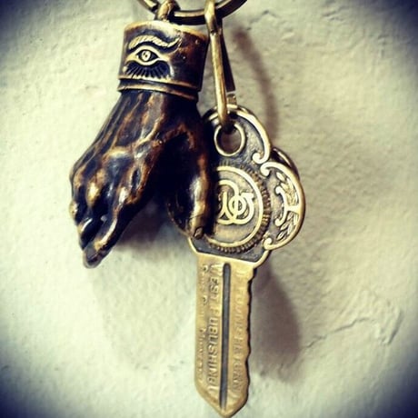 Shake Hands Keyring - Brass(真鍮製) (Made by vitriol)