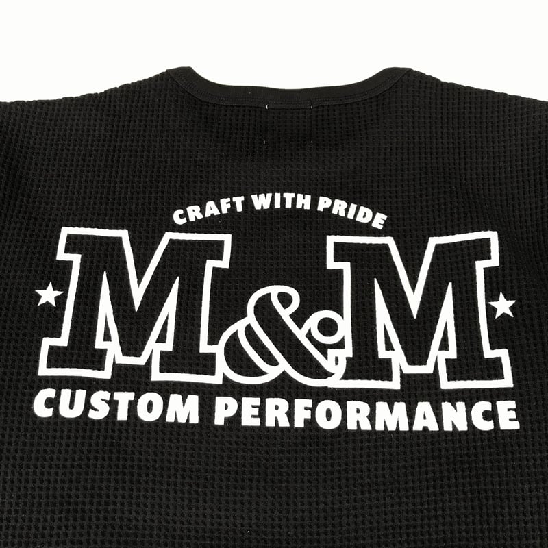 M&M CUSTOM PERFORMANCE - WAFFLE L/S T-SHIRT (23 M&M CUSTOM PERFORMANCE - WAFFLE L/S T-SHIRT (23