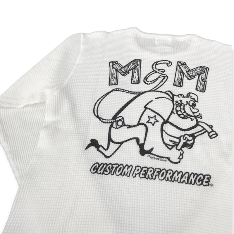 M&M CUSTOM PERFORMANCE - WAFFLE L/S T-SHIRT 22-