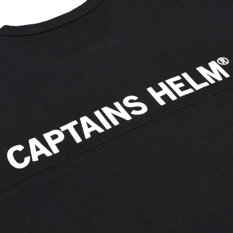 CAPTAINS HELM - #P.F.P.S. RELAX S/S TEE -BLACK