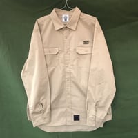 M&M CUSTOM PERFOEMANCE - WORK L/S SHIRT 20-MSH-003  (M.BEIGE)