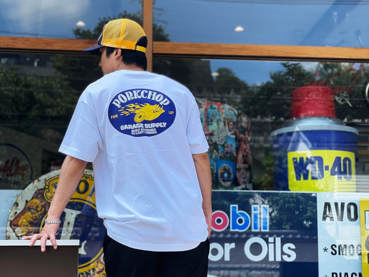 トップス PORKCHOP GARAGE SUPPLY FIRE UP L/S TEE PORKCHOP GARAGE SUPPLY 「FIRE UP L/S TEE」 ロングスリーブ