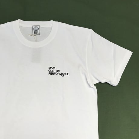 M&M CUSTOM PERFORMANCE - PRINT S/S T-SHIRT 21-MT-015 (WHITE)