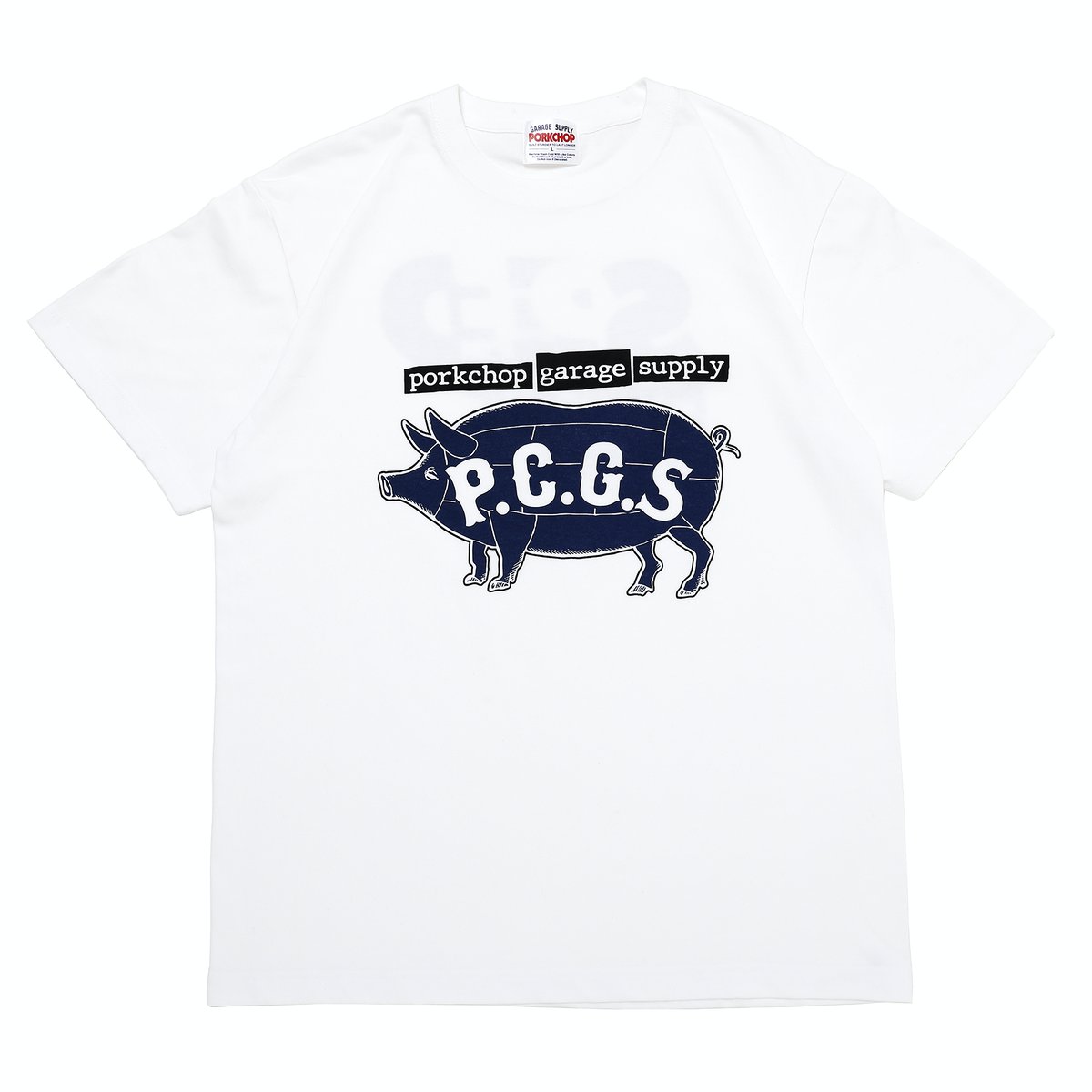 トップス PORKCHOP - SPEED SLAVE S/S TEE (WHITE) PORKCHOP GARAGE SUPPLY - SPEED SLAVE S/S TEE (