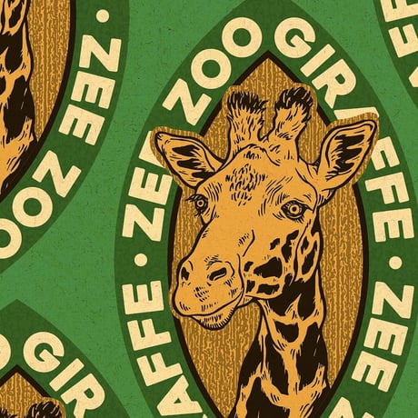 DAILYCHOP DESIGN STORE - BANDANA 02 "ZEE ZOO"