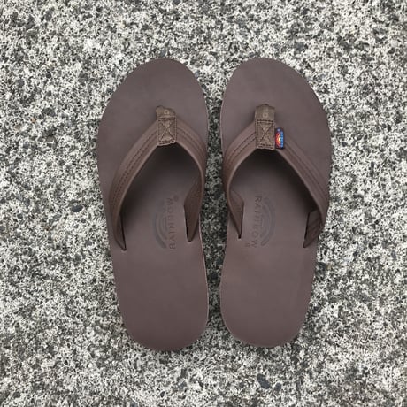 RAINBOW SANDALS -Classic Leather "Double Midsole" (MOCH モカ)