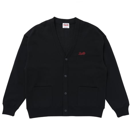 PORKCHOP GARAGE SUPLLY - PPS SWEAT CARDIGAN/BLACK