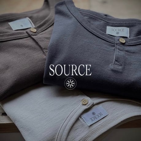 SOURCE - DARU HENRY NECK L/S Tee