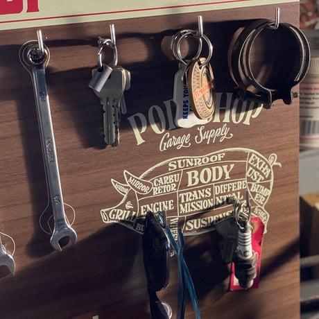 PORKCHOP GARAGE SUPPLY - COMBINATION WRENCH RACK