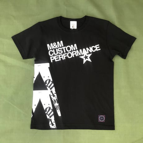 M&M CUSTOM PERFORMANCE - PRINT S/S TEE 21-MT-011 (BLACK)