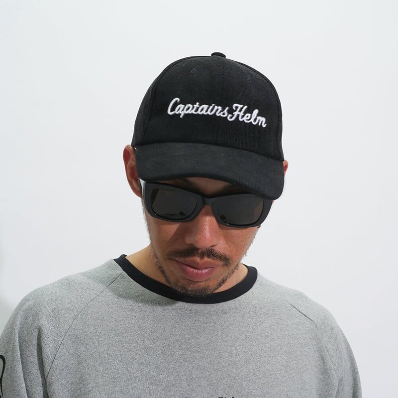 帽子 CAPTAINS HELM SUMMER CORD HAT BLACK 帽子 CAPTAINS HELM SUMMER CORD HAT BLACK CAPTAINS HELM SUMMER CORD