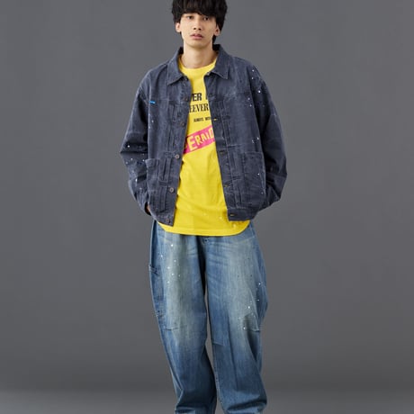 LIBERAIDERS - GARMENT DYED TRUCKER JACKET 73005