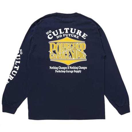 PORKCHOP GARAGE SUPPLY - WAVE LOGO L/S TEE