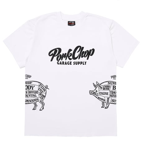 PORKCHOP GARAGE SUPPLY - MULTI  LOGOS TEE 2025