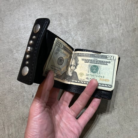 STAND REPAIR WORKS - MONEYCLIP WALLET "BLACK"