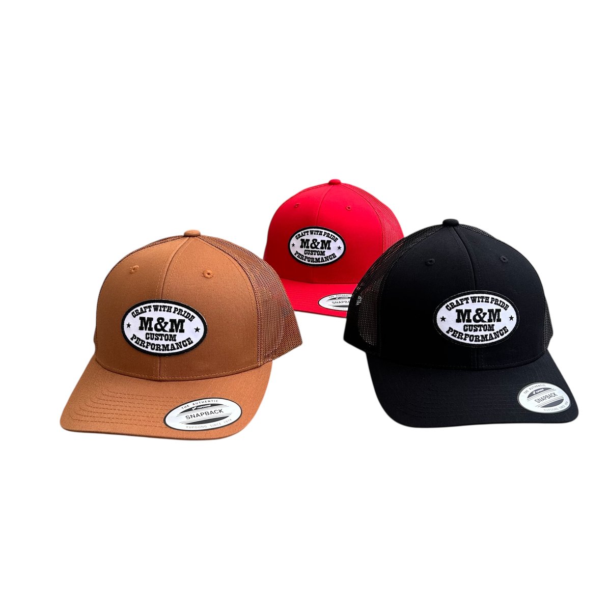 M&M CUSTOM PERFORMANCE - TRUCKER CAP MESH (25MM