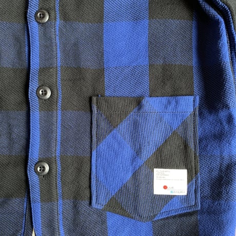 BLUE SAKURA - CLASSIC VINTAGE CHECK CARDIGAN【BLUE】