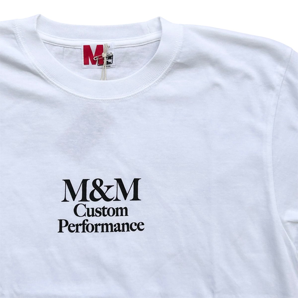 M&M CUSTOM PERFORMANCE PRINT T XL ベージュ M&M CUSTOM PERFORMANCE - TM LOGO TEE 25-MMT-00