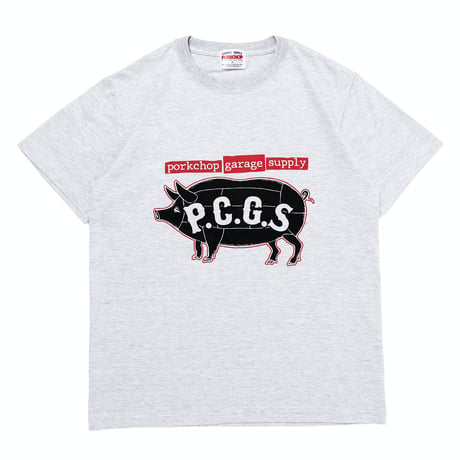 PORKCHOP GARAGE SUPPLY  - SPEED SLAVE S/S TEE (GRAY)