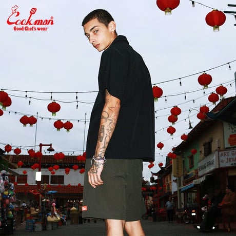 COOKMAN - (PCG) Chef Pants Short Light