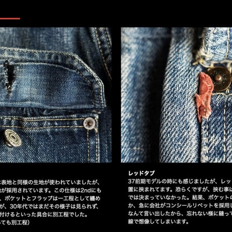 TCB JEANS - 30's Jacket 14.1oz