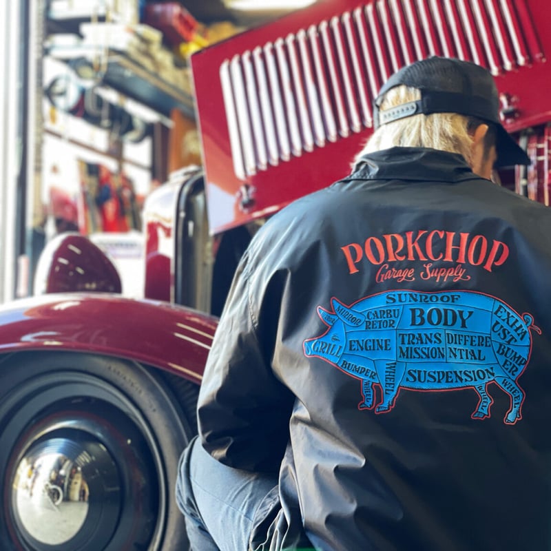 PORKCHOP GARAGE SUPLLY - PORK BACK COACH JKT | PORKCHOP GARAGE SUPLLY - PORK BACK COACH JKT |