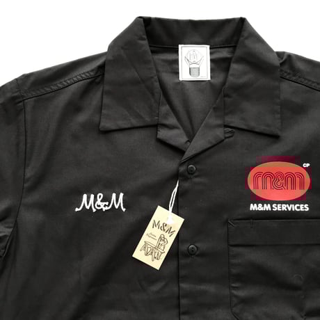 M&M CUSTOM PEFORMANCE - T/C OPEN COLOR SHIRT (BLACK) 21-MSH-002