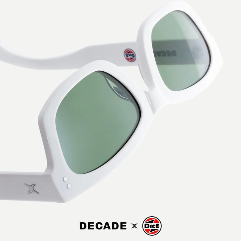 DECADE (EYEWEAR) - MILTON 60s × Dice (Off White