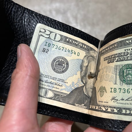 STAND REPAIR WORKS - MONEYCLIP WALLET "BLACK"