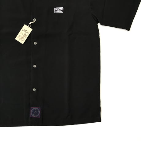 M&M - SILKY OPEN COLLAR SHIRT