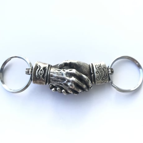 Shake Hands Keyring - Silver(シルバー製) (Made by vitriol)