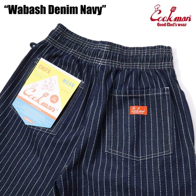 COOKMAN - Chef Pants Wabash Denim Navy | east v...